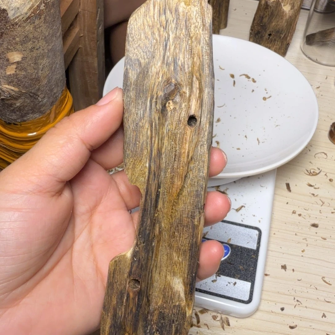 沉香块料沉香块料34克