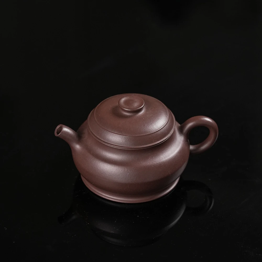 松泉茶器×尧日辰光丨《巨轮 大水潭天青130cc》紫砂壶