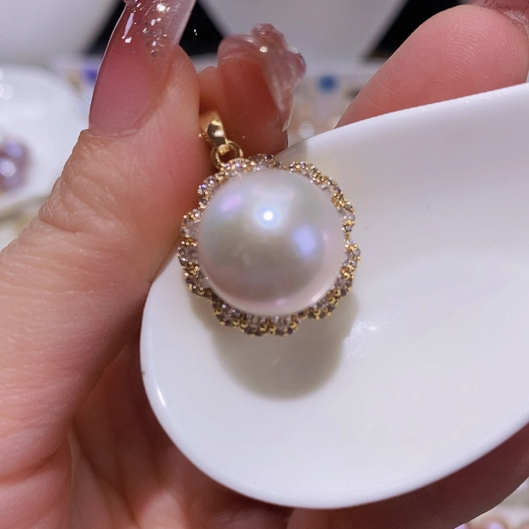 淡水珍珠颈饰合金