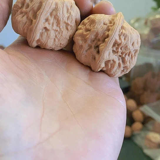 【闪购商品】把件文玩核桃40红方印小众