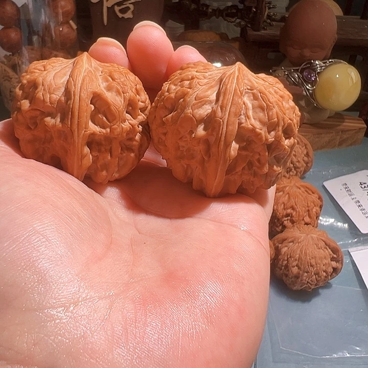 文玩核桃把件芭蕉扇39
