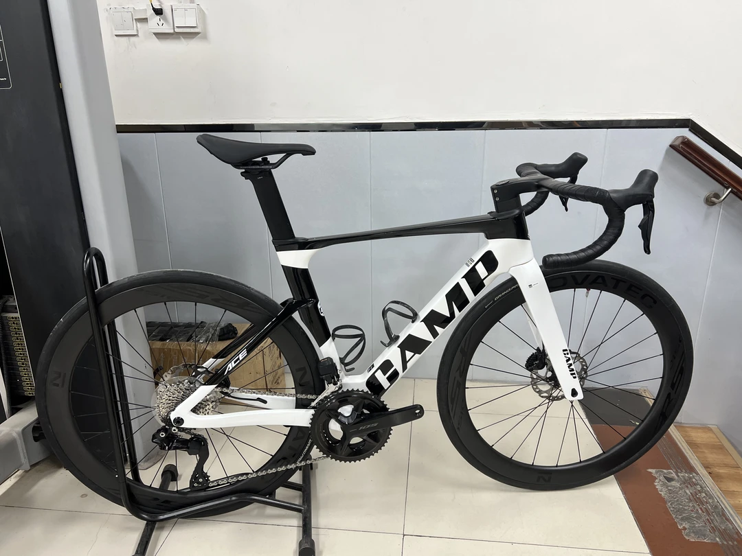 坎普ACE7000pro+黑白49码168-177全碳公路自行车电变105油刹24速