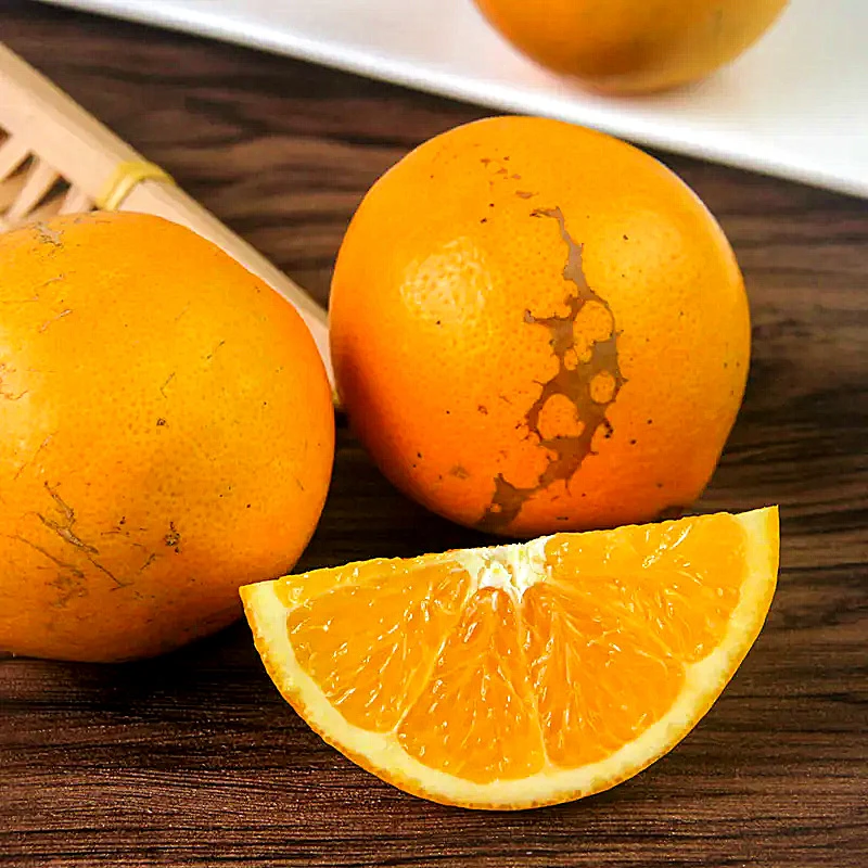 【花皮果表面花皮味道不变】正宗赣南脐橙寻乌脐橙自家果园现采现摘