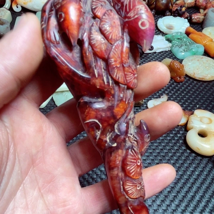 滴血莲花菩提把件扮**虎