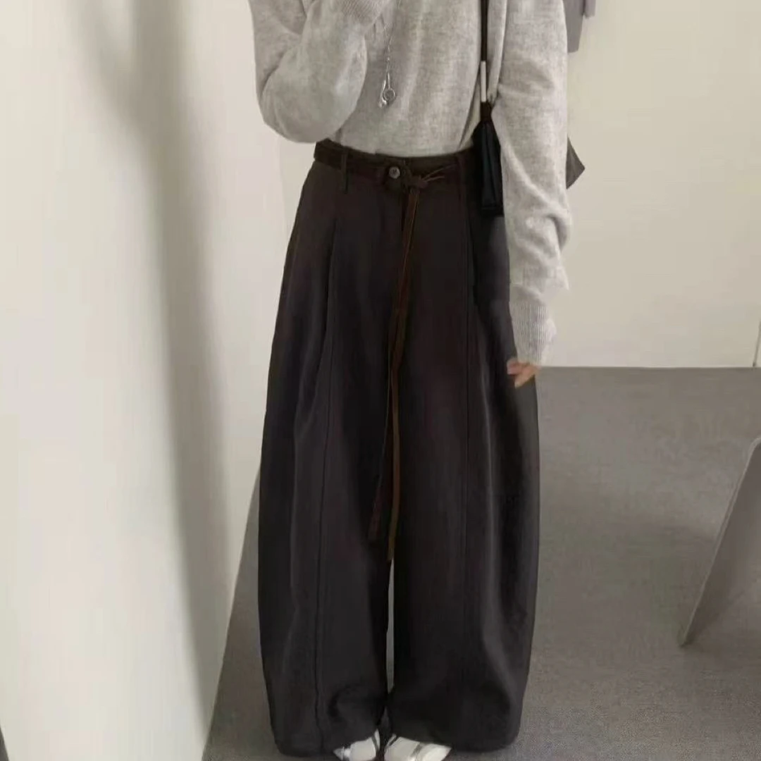 秋冬加厚新款高品质韩版休闲气球裤