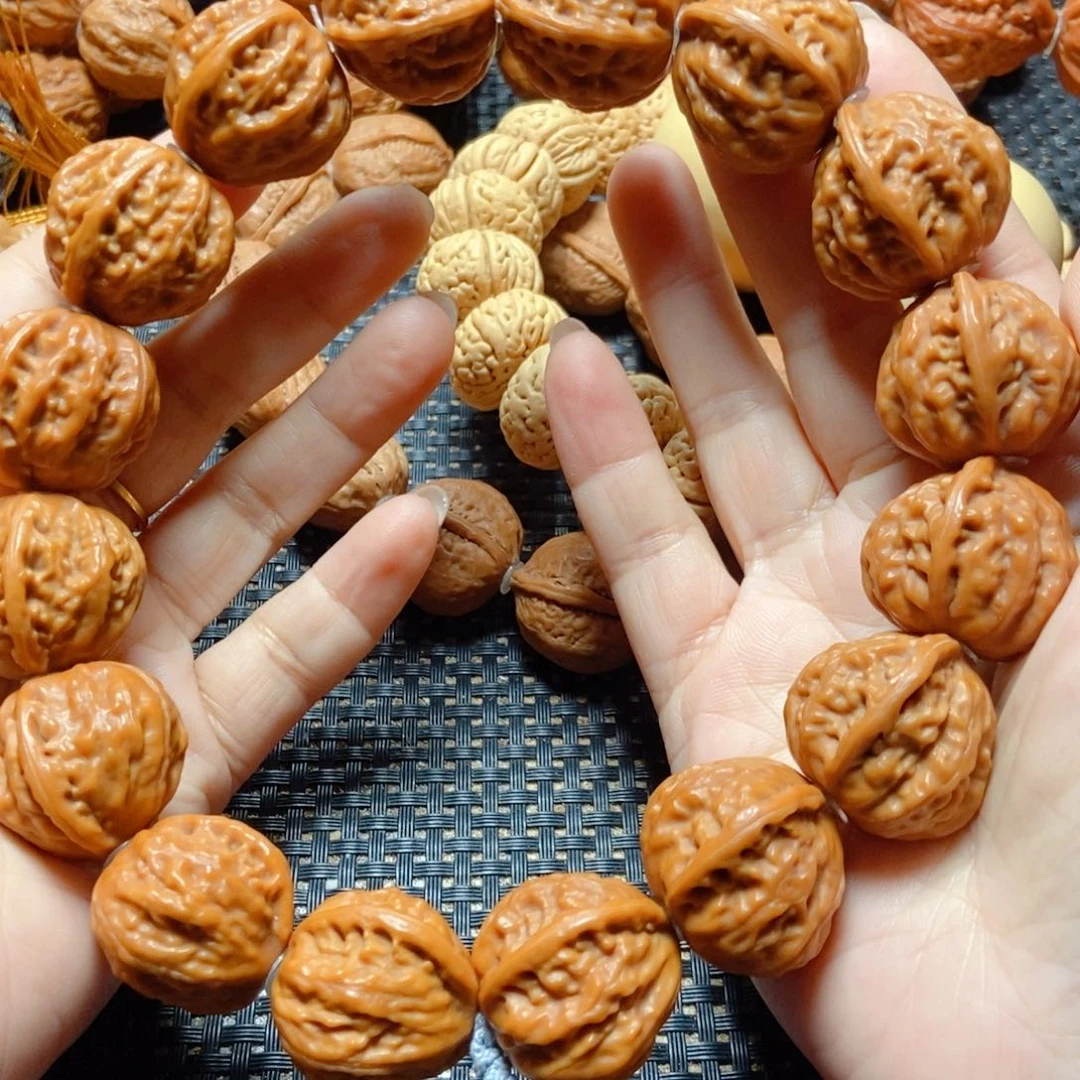 文玩核桃手串永**生火焰八棱