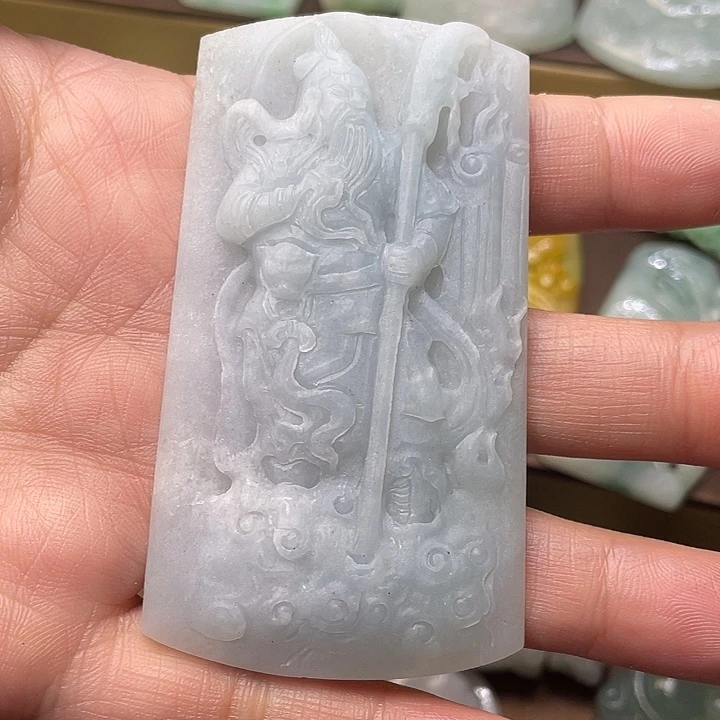 定制翡翠未镶嵌翡翠吊坠