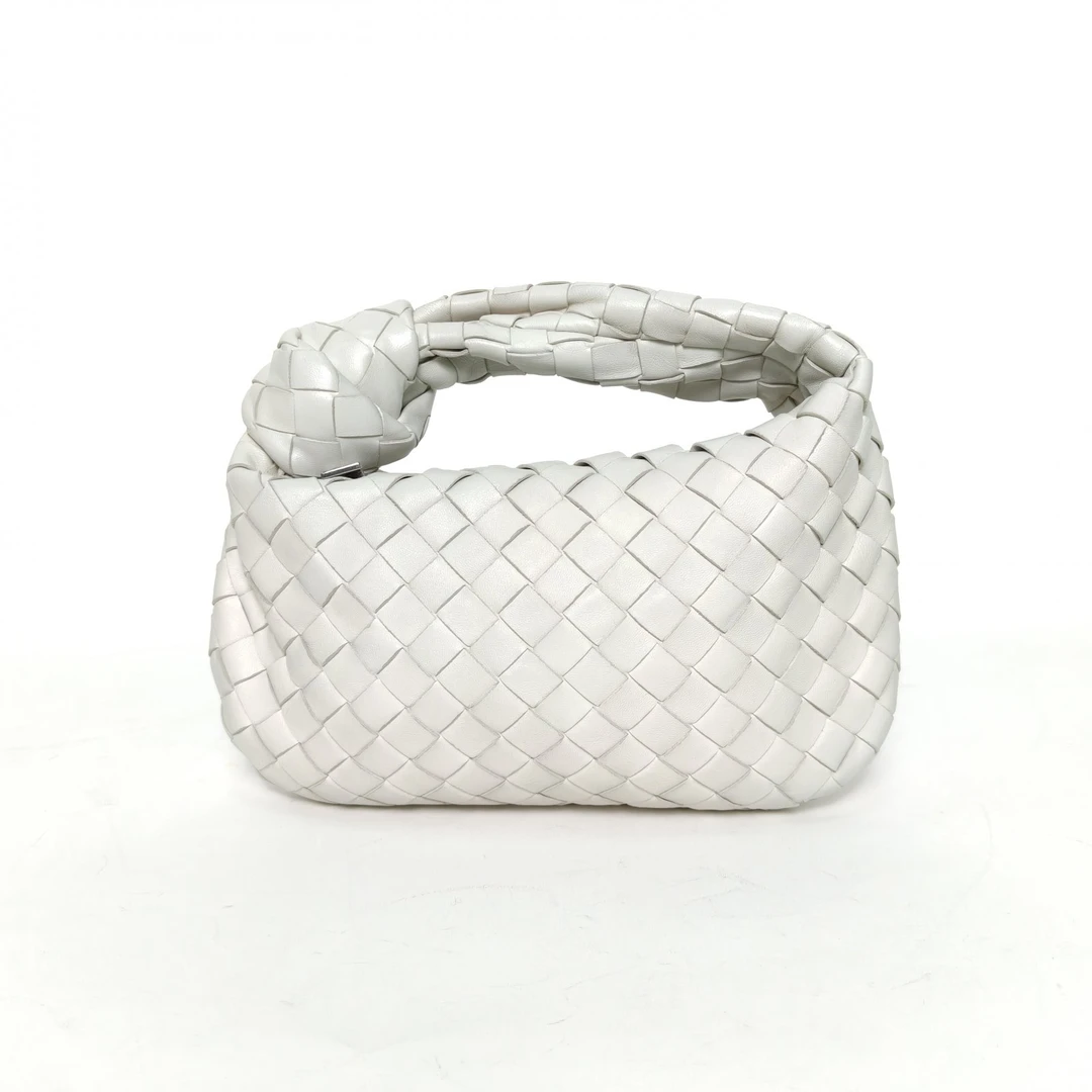 95新 BOTTEGA VENETA/葆蝶家 小花Jerry活动Jodie Mini 手提 白色