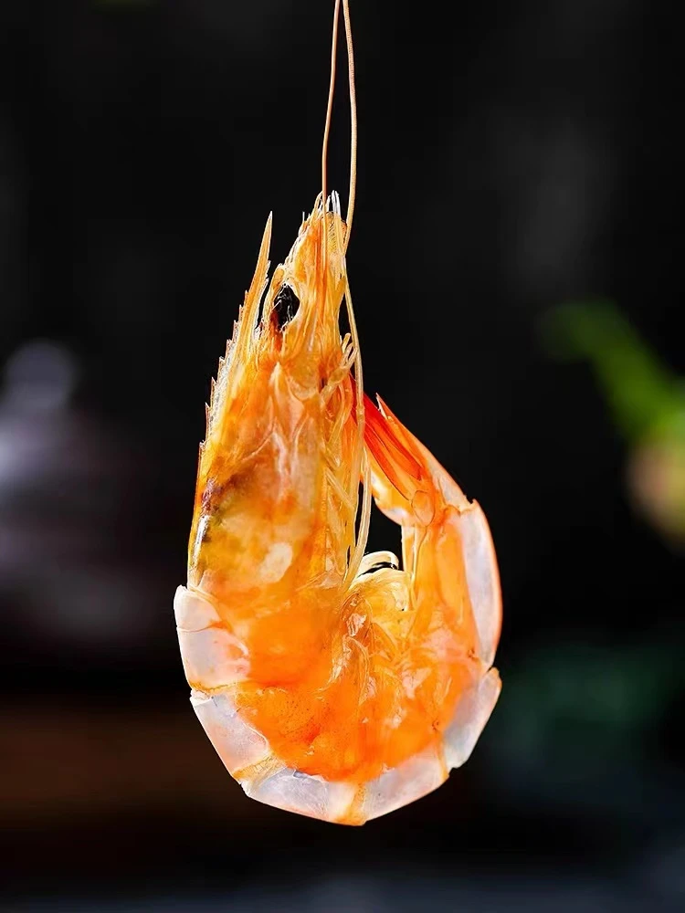 双泽惠虾干开袋即食海水盐田烤虾干Q弹劲道解馋零食