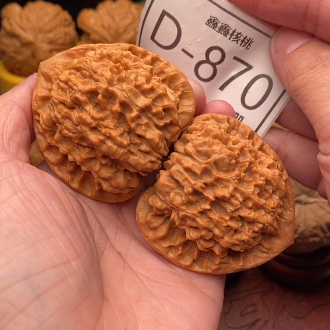 文玩核桃把件官帽50