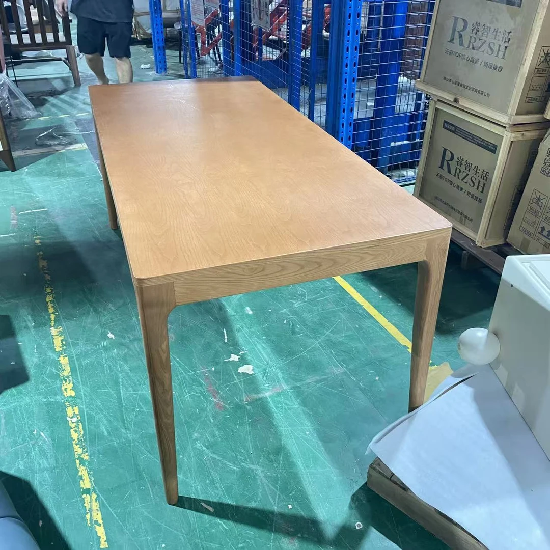 E465（微瑕）180*90*75cm长餐桌【不包安装】库存尾货（铁3）3301