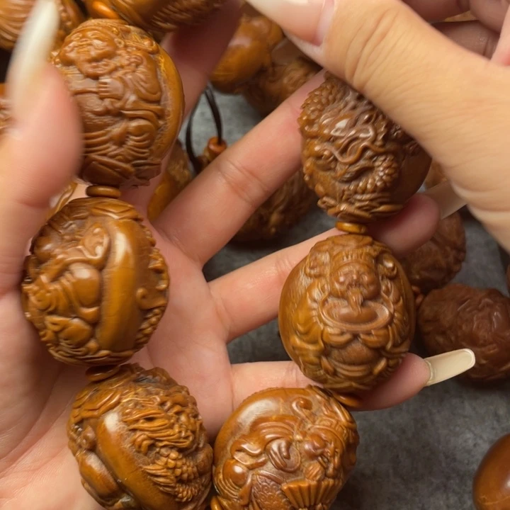 金***马吊坠橄榄核橄榄核手持