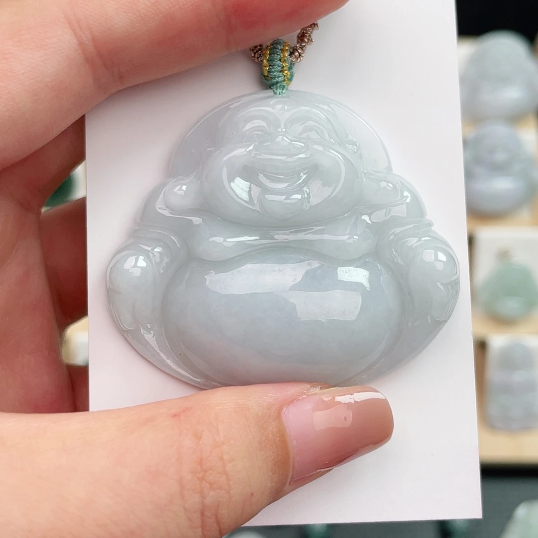 颈饰未镶嵌翡翠佛公