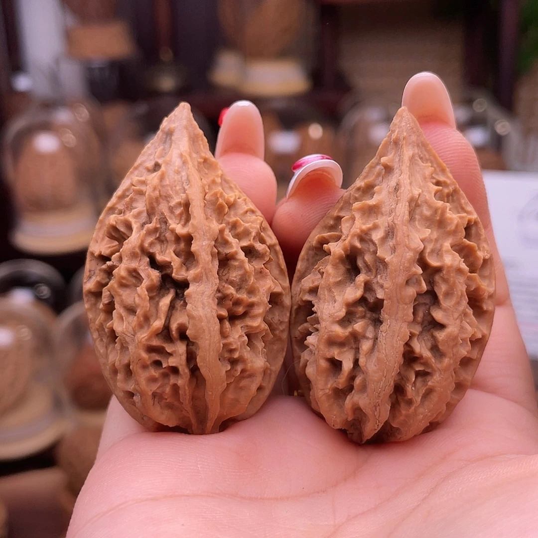 文玩核桃吊坠火焰柳叶