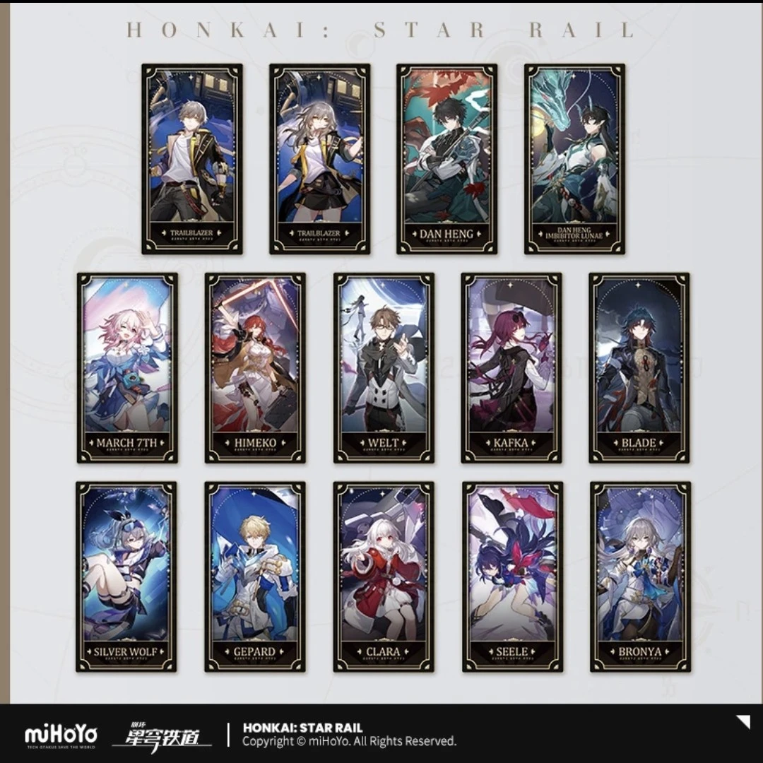 【代拆】崩坏：星穹铁道群星的寓言/1周年纪念镭射票盲盒