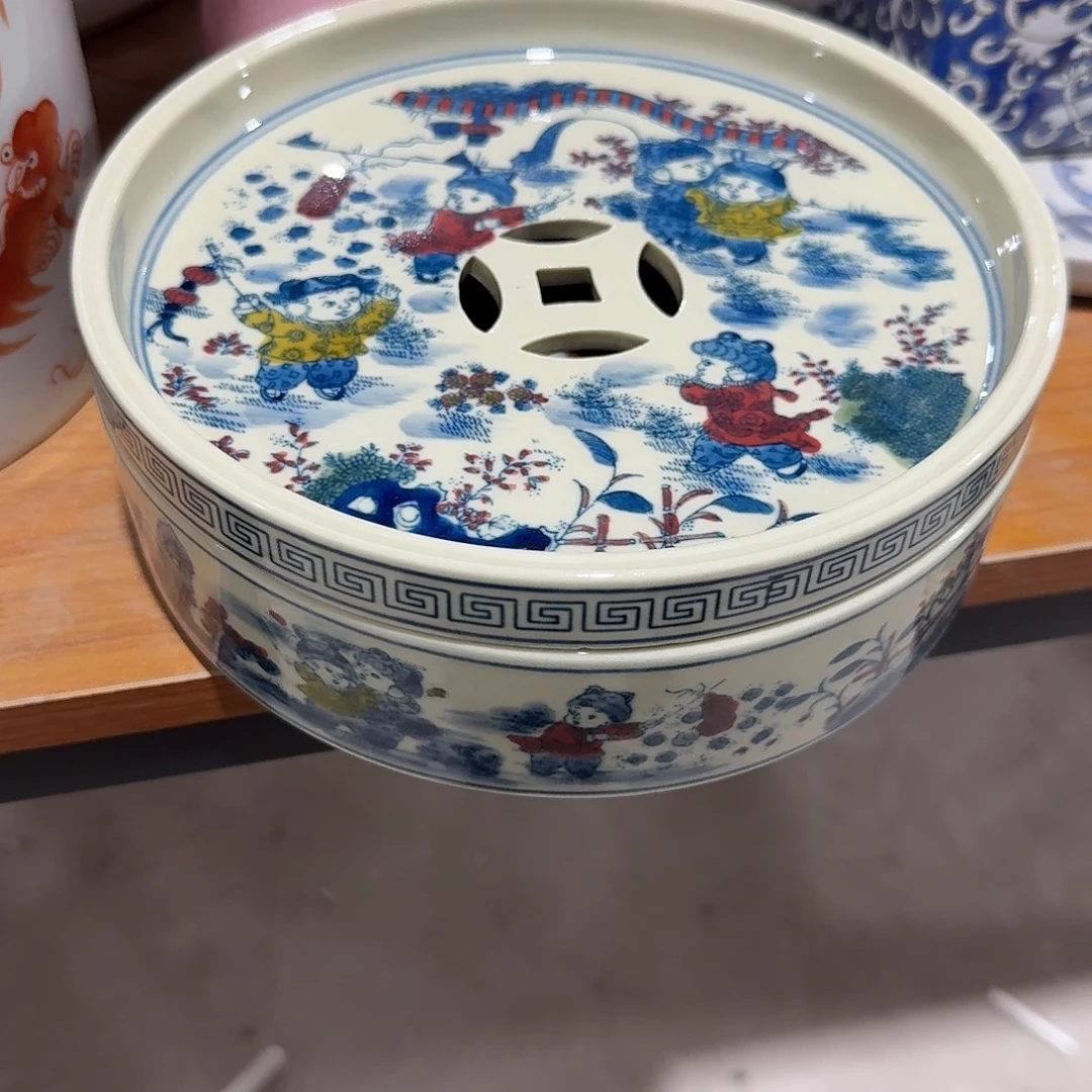 瓷片摆件等方式在不同部位
