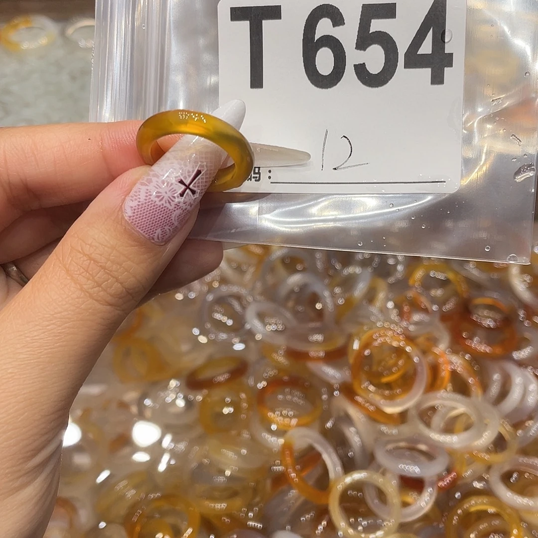 玛瑙/玉髓未镶嵌戒指654