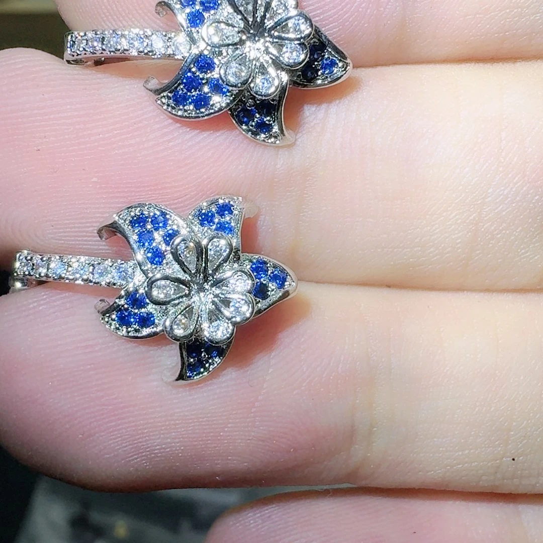 托帕石戒指银S925镶嵌