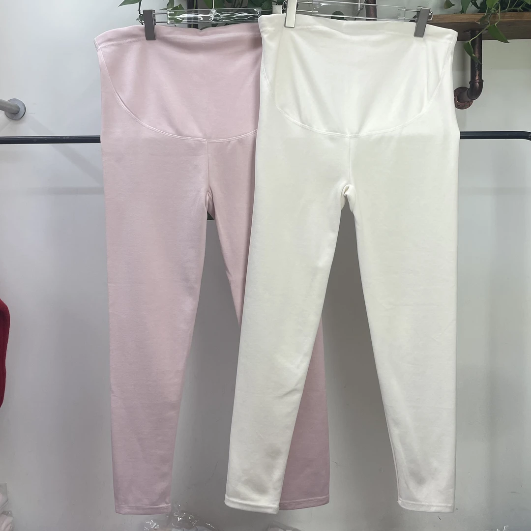 孕妇秋裤蚕丝羊绒加厚托腹保暖内穿大码可调节怀孕期打底裤保暖裤