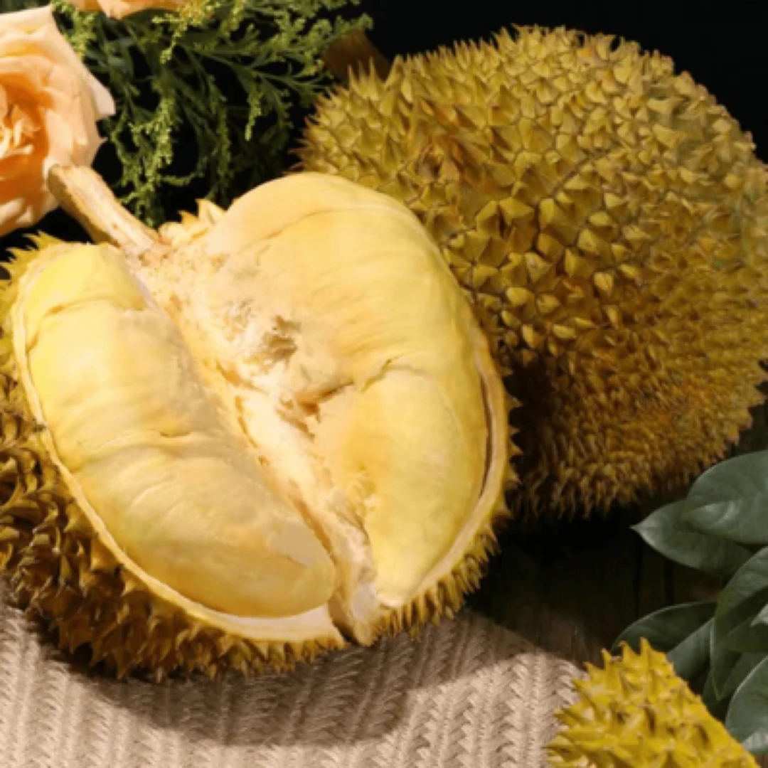 （兰州拍）A级金枕榴莲一整颗鲜果