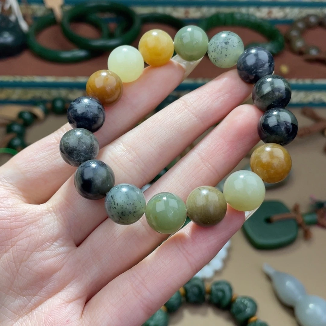 和田玉未镶嵌手链