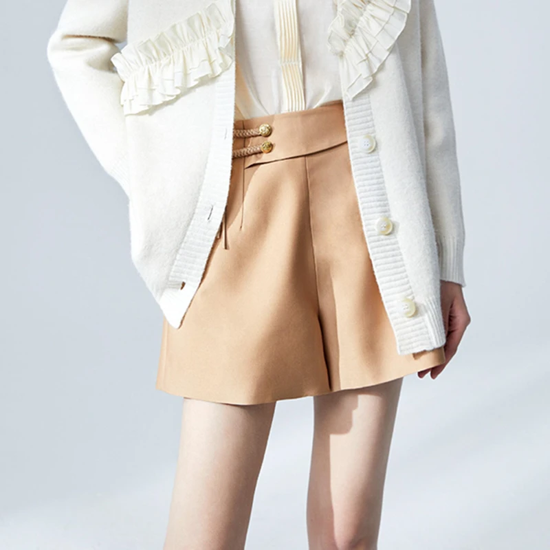 34810【莉格系列】宽松绳扣休闲短裤G32K902