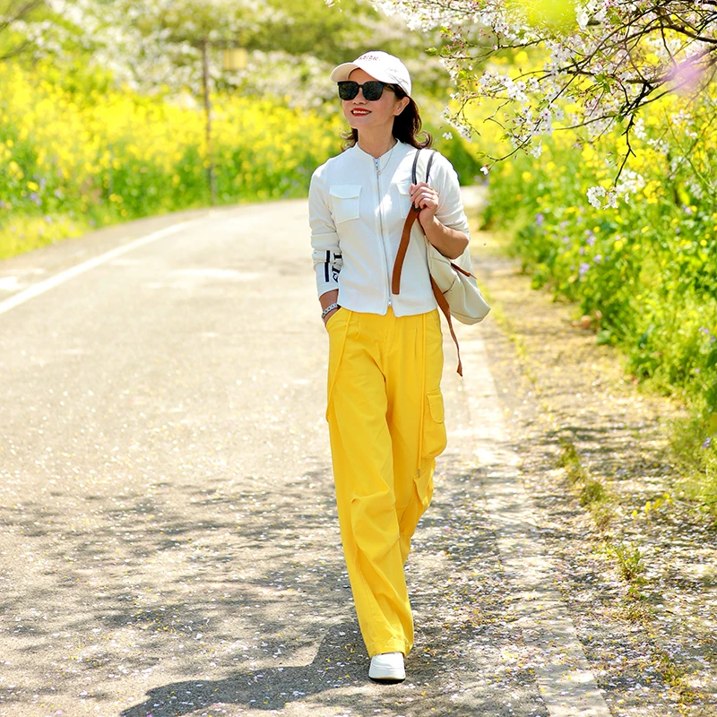 休闲套装女春夏款洋气时尚减龄爵士舞工装裤网红炸街运动两件套潮