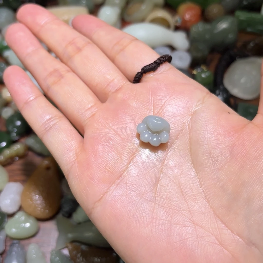 和田玉珠宝半成品未镶嵌宇**端