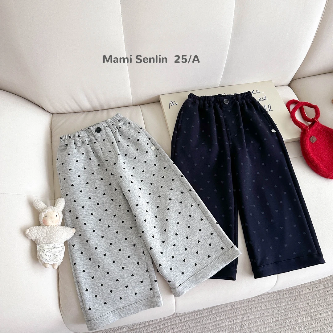 【现货】妈咪森林童装2025年秋季新款小爱心休闲裤253-MMSL-253056