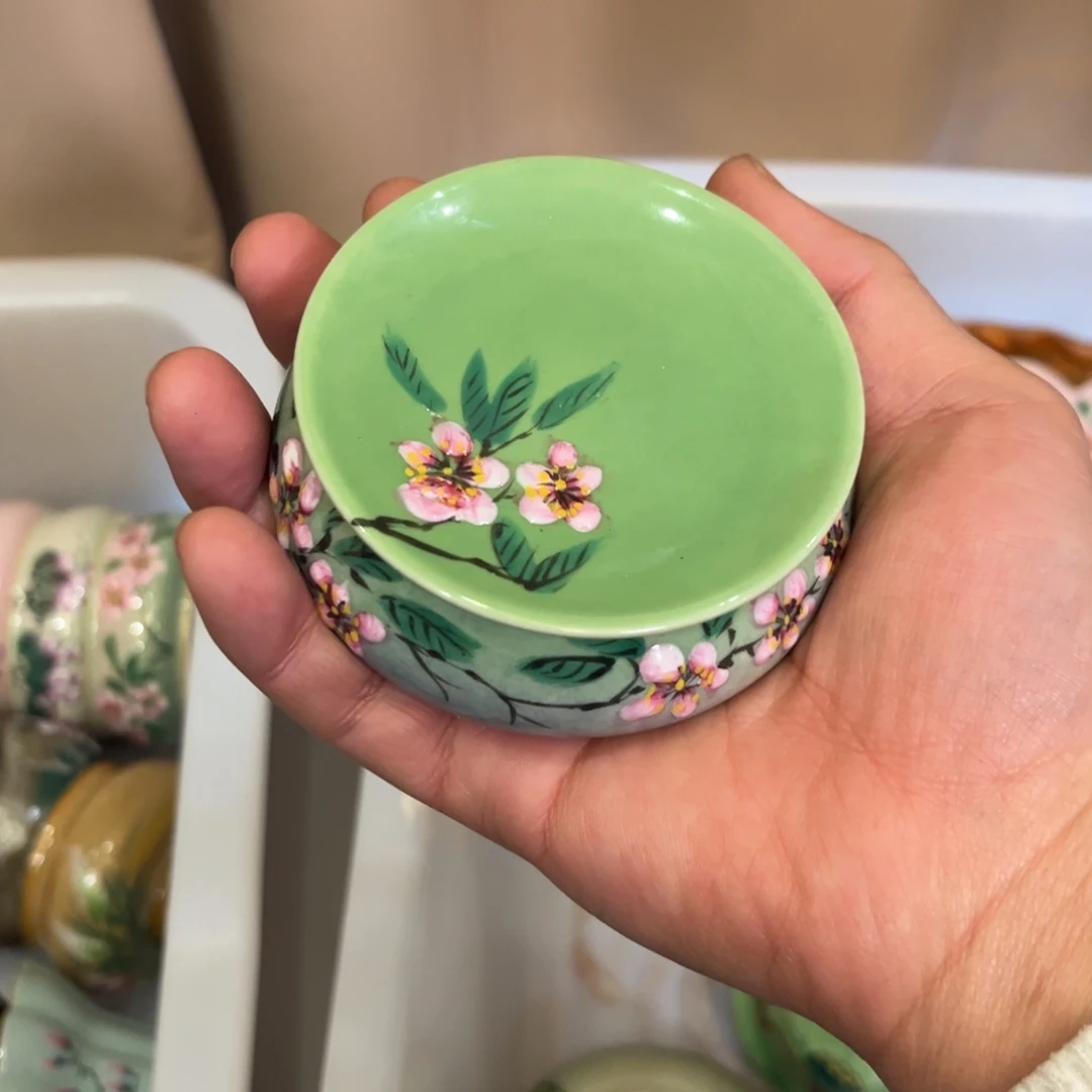 柴烧手工手绘陶瓷