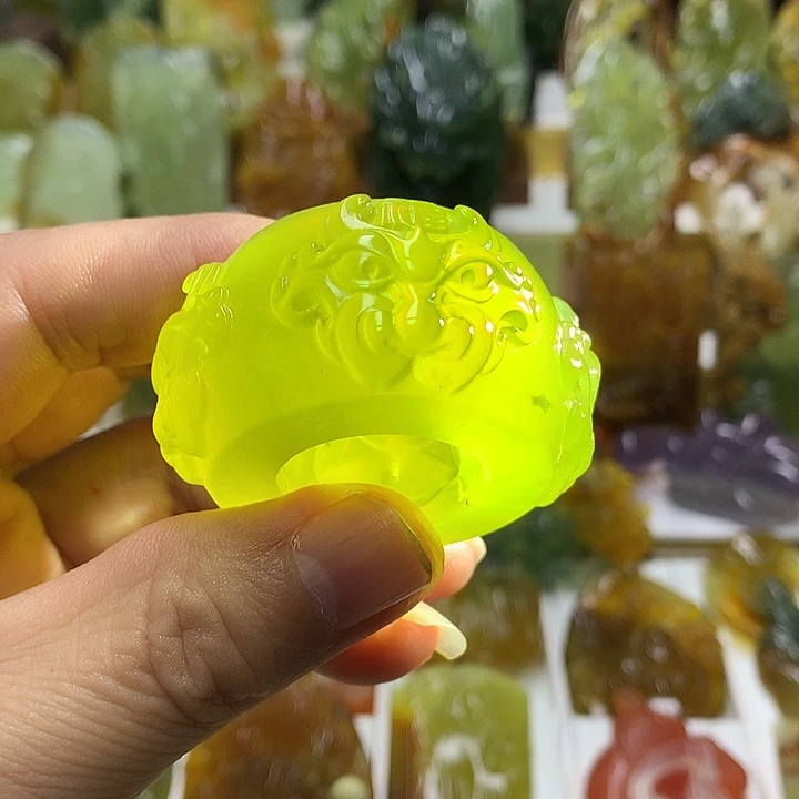 蛇纹石玉未镶嵌珠宝半成品