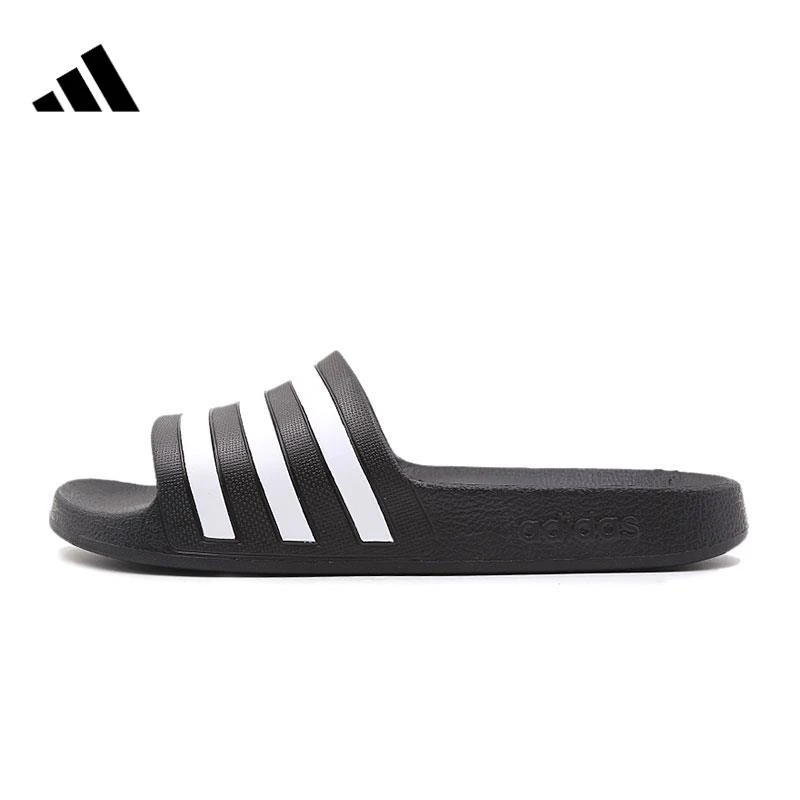 Adidas阿迪达斯男女沙滩鞋ADILETTE AQUA时尚休闲游泳拖鞋F35543