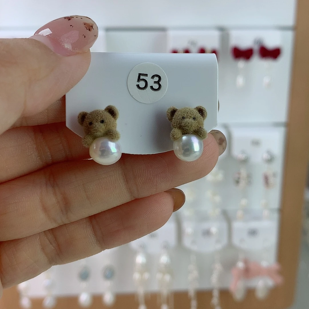 未镶嵌耳饰淡水珍珠