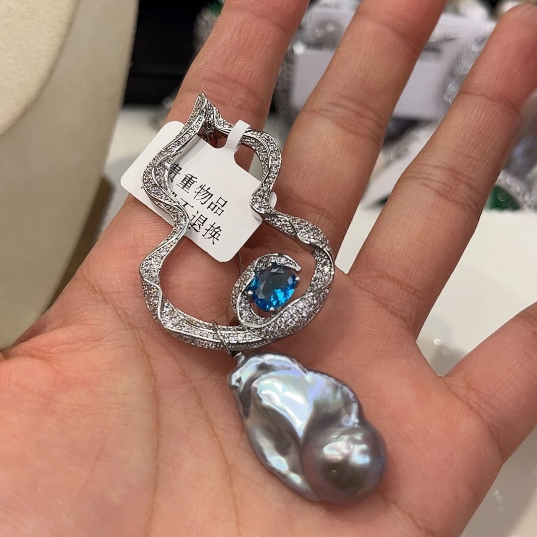 耳饰合金淡水珍珠