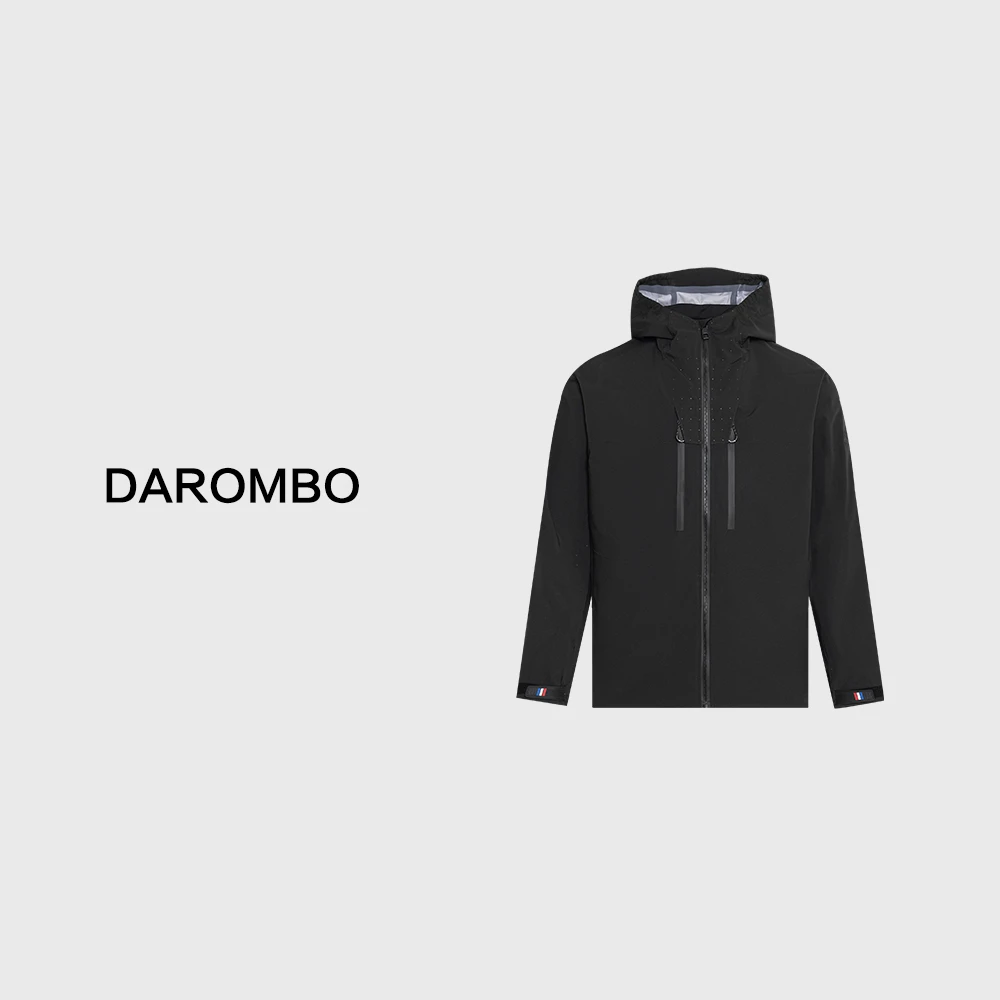 DARAMBO 男士百搭255S简约百搭时尚男款连帽冲锋外套SM-GY32181