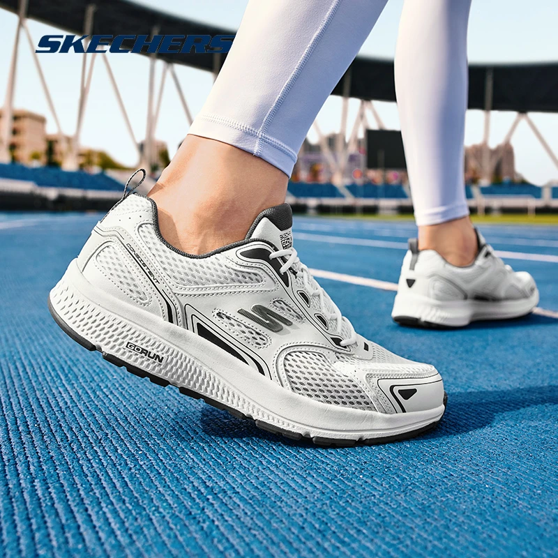 【人生跑鞋】斯凯奇男鞋跑步鞋采用足心着地 M-strike 科技缓震跑鞋