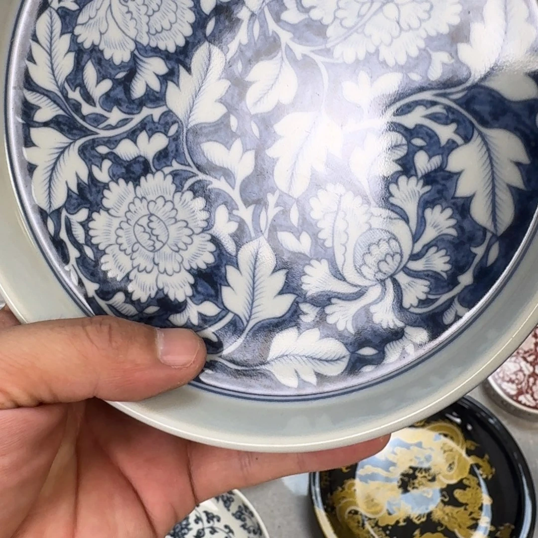 自***翔杯青花国色天香大壶承拍一发二