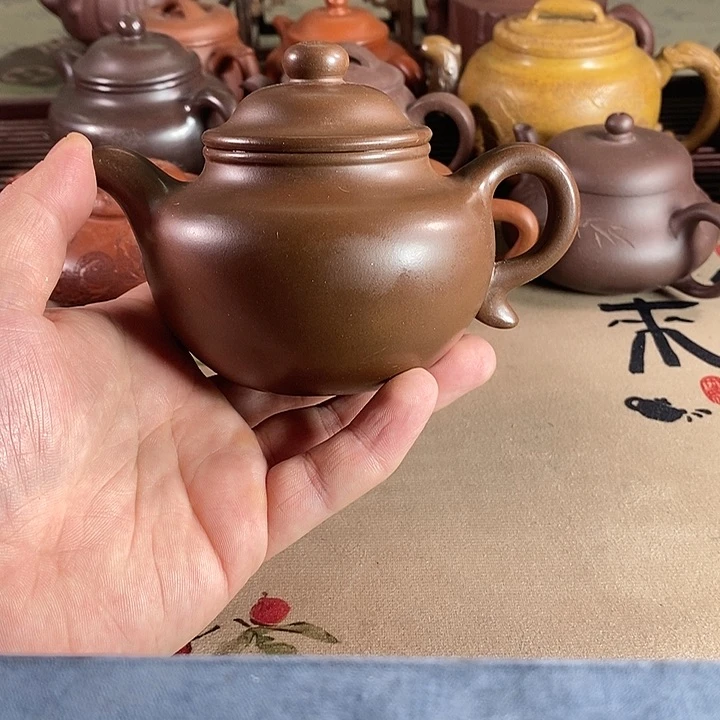 茶壶段泥紫砂的微瑕