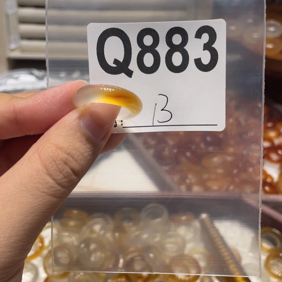 玛瑙/玉髓未镶嵌戒指883