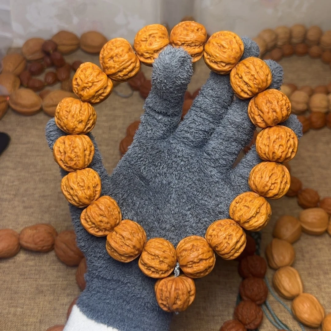 吊坠文玩核桃八棱龙脊纹手持24.24.21