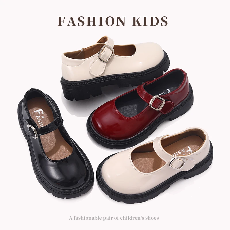 女童小皮鞋英伦风公主鞋2025春秋新款软底防滑儿童演出玛丽珍单鞋