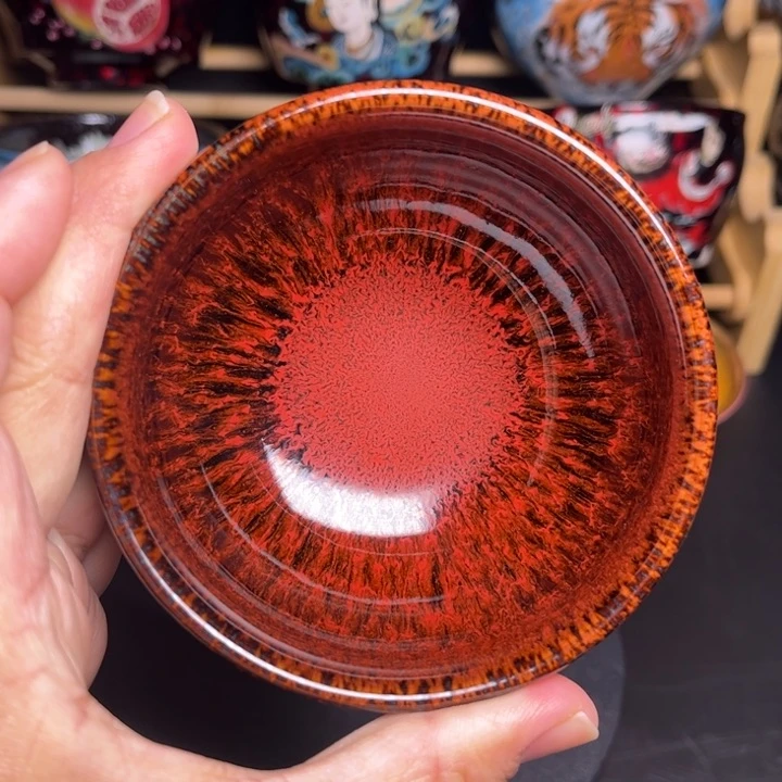 茶盏?****#主播家的大漆真漂亮！