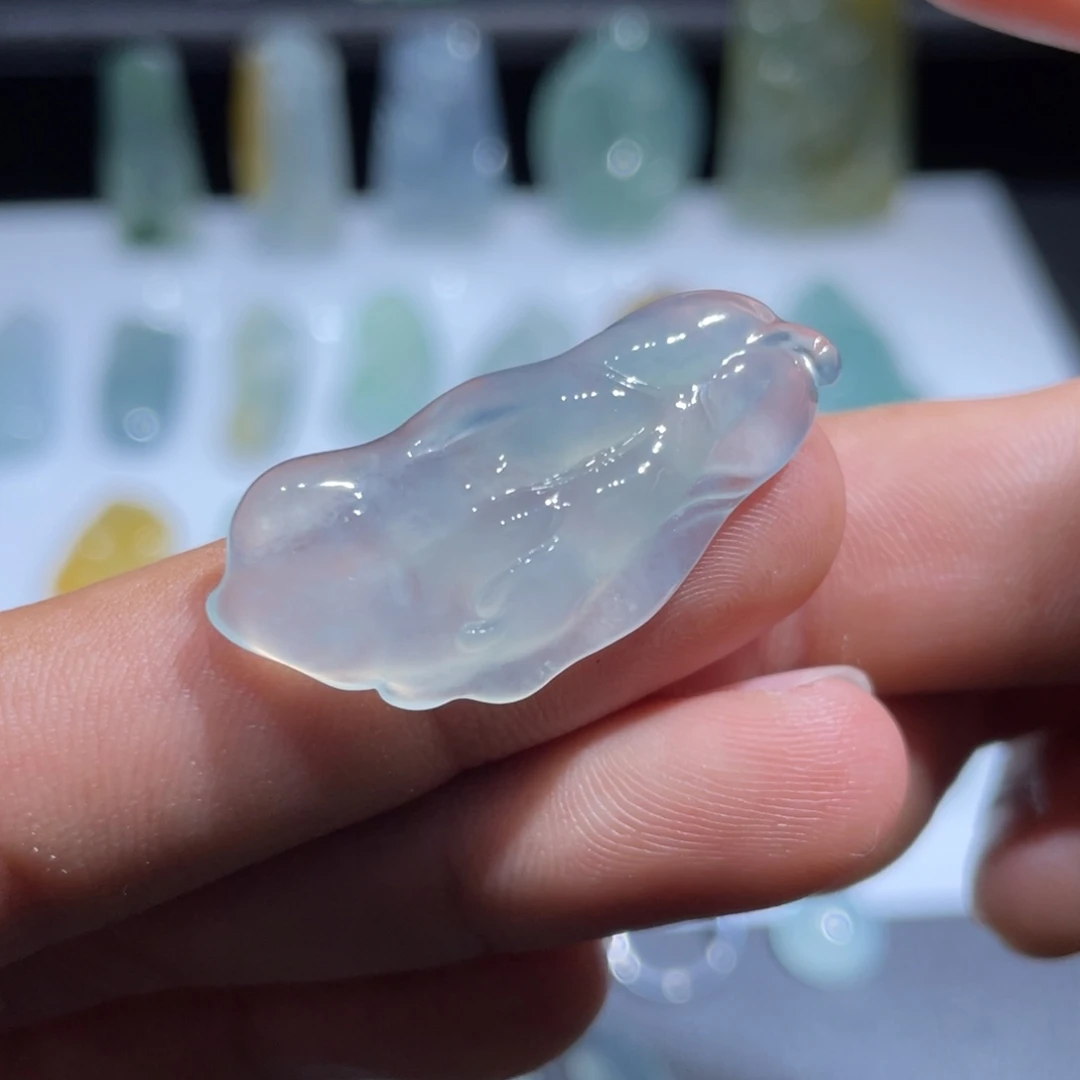 颈饰未镶嵌翡翠随形叶子