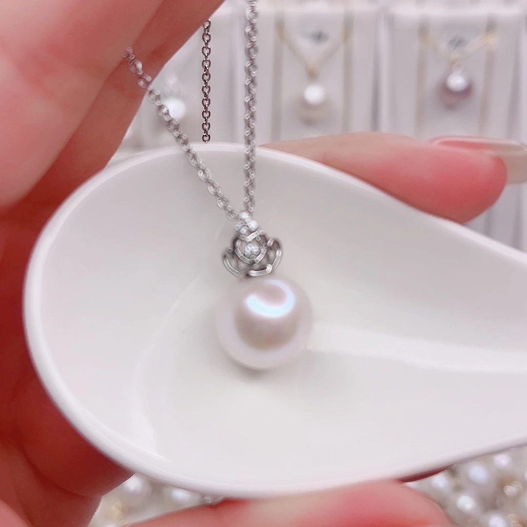 未镶嵌淡水珍珠吊坠(赠链)