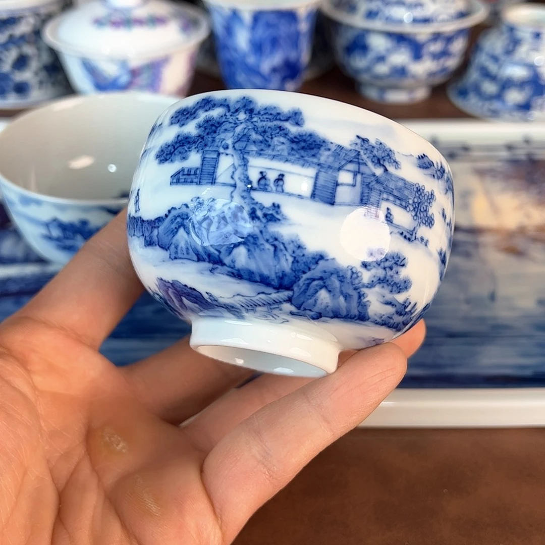 杯景德镇全手工手绘陶瓷