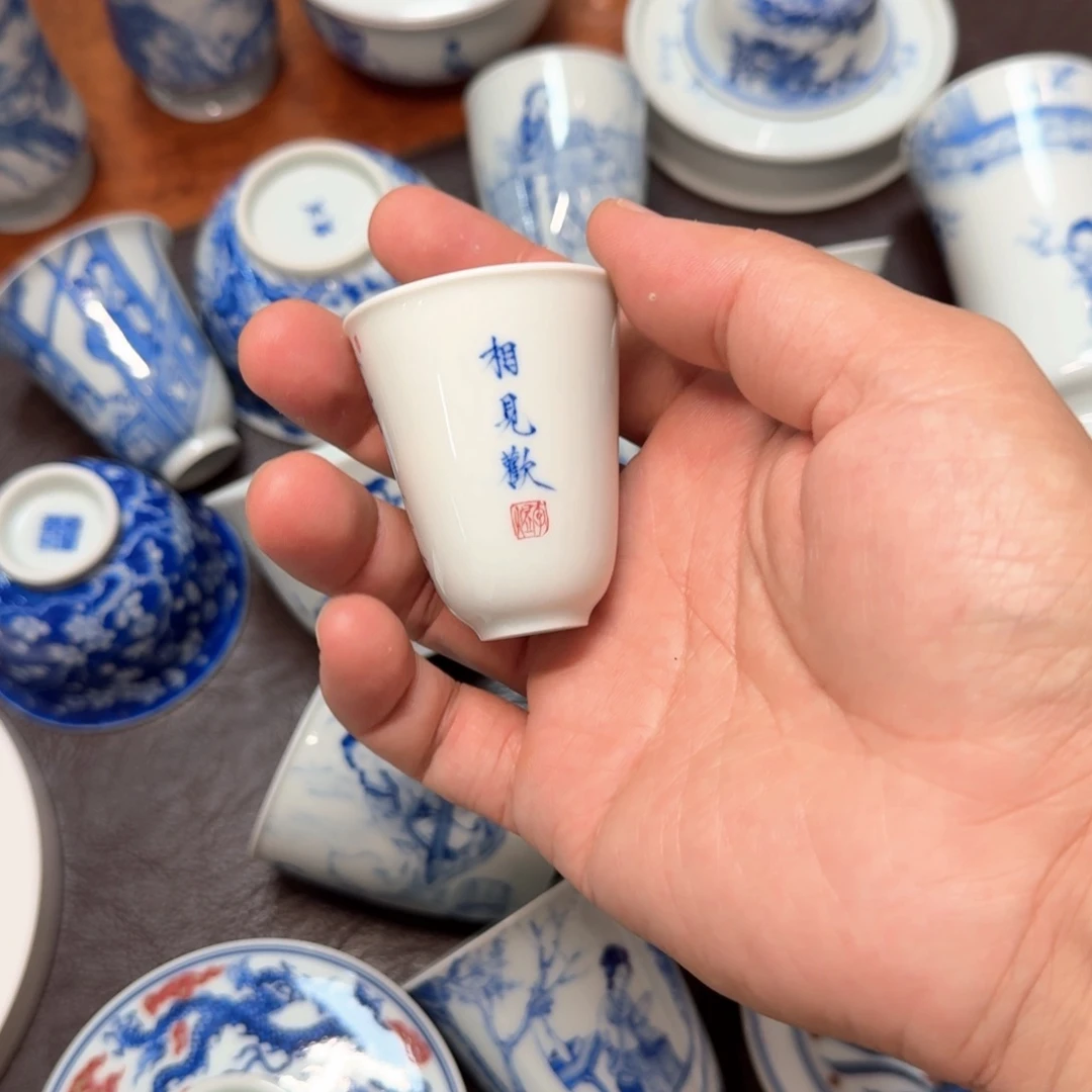 景德镇陶瓷白杯杯