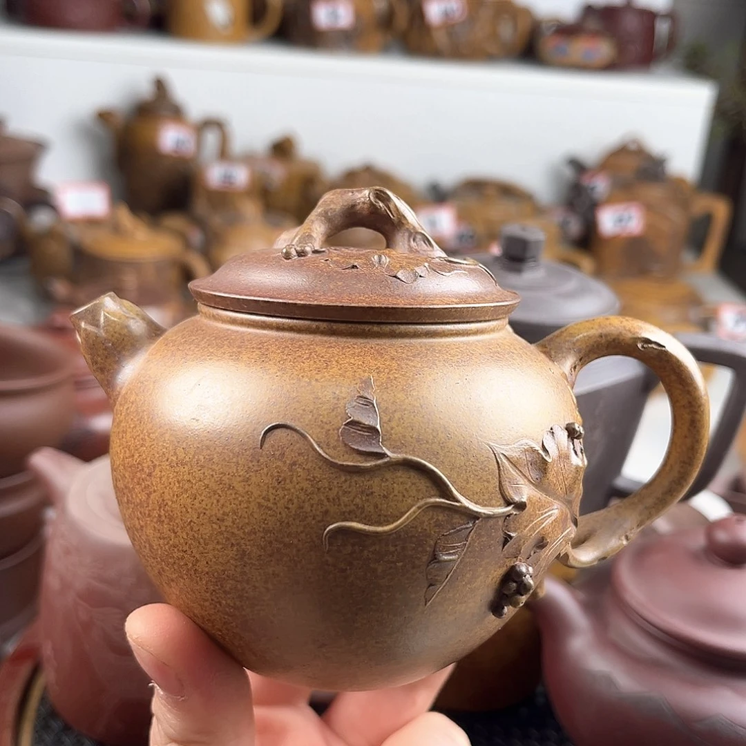 紫泥茶壶宜兴紫砂