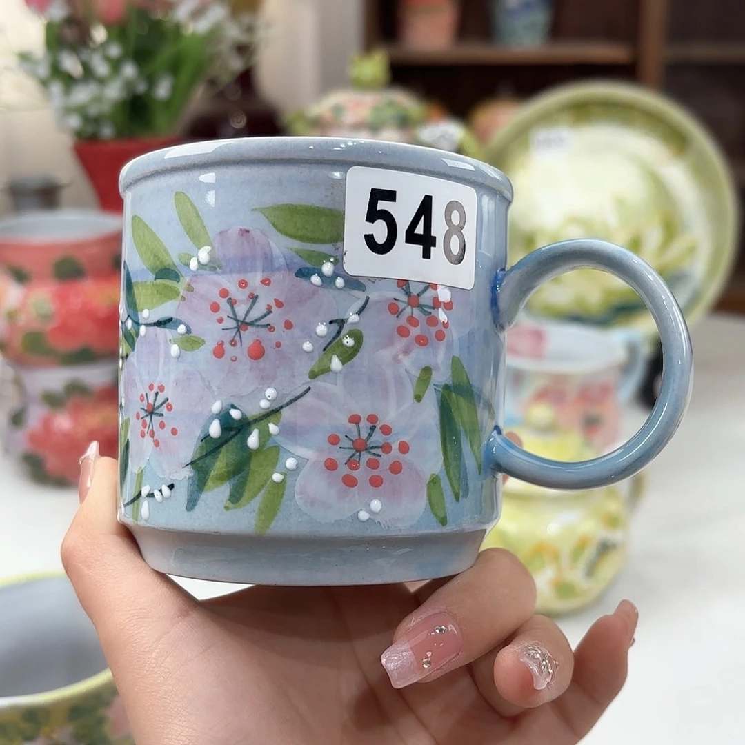 景德镇手绘高温釉下彩陶瓷茶具