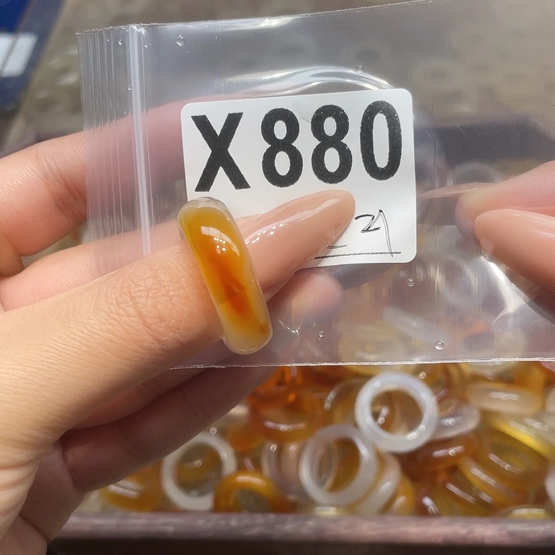 玛瑙/玉髓未镶嵌戒指880