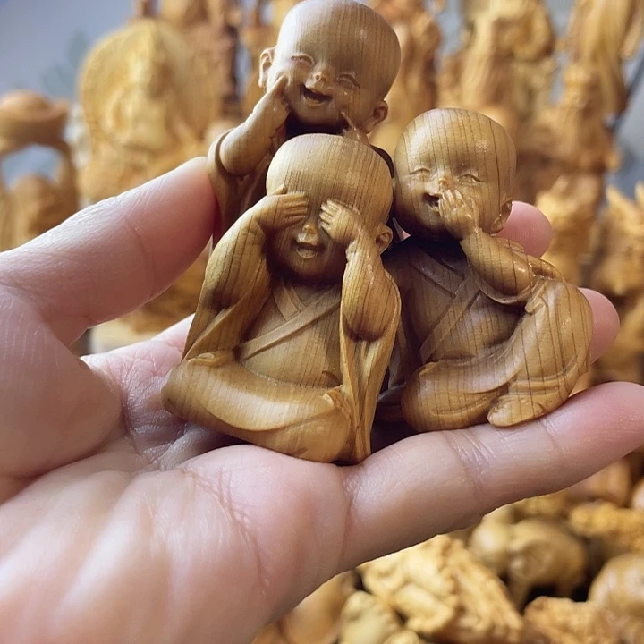 柏木（崖柏）崖柏三不小和尚一套